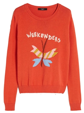 Weekend Max Mara Sweater, Orange 